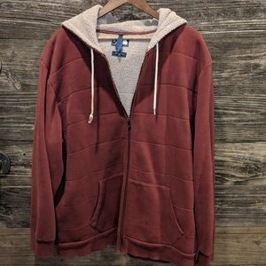 North Face full zip hoodie